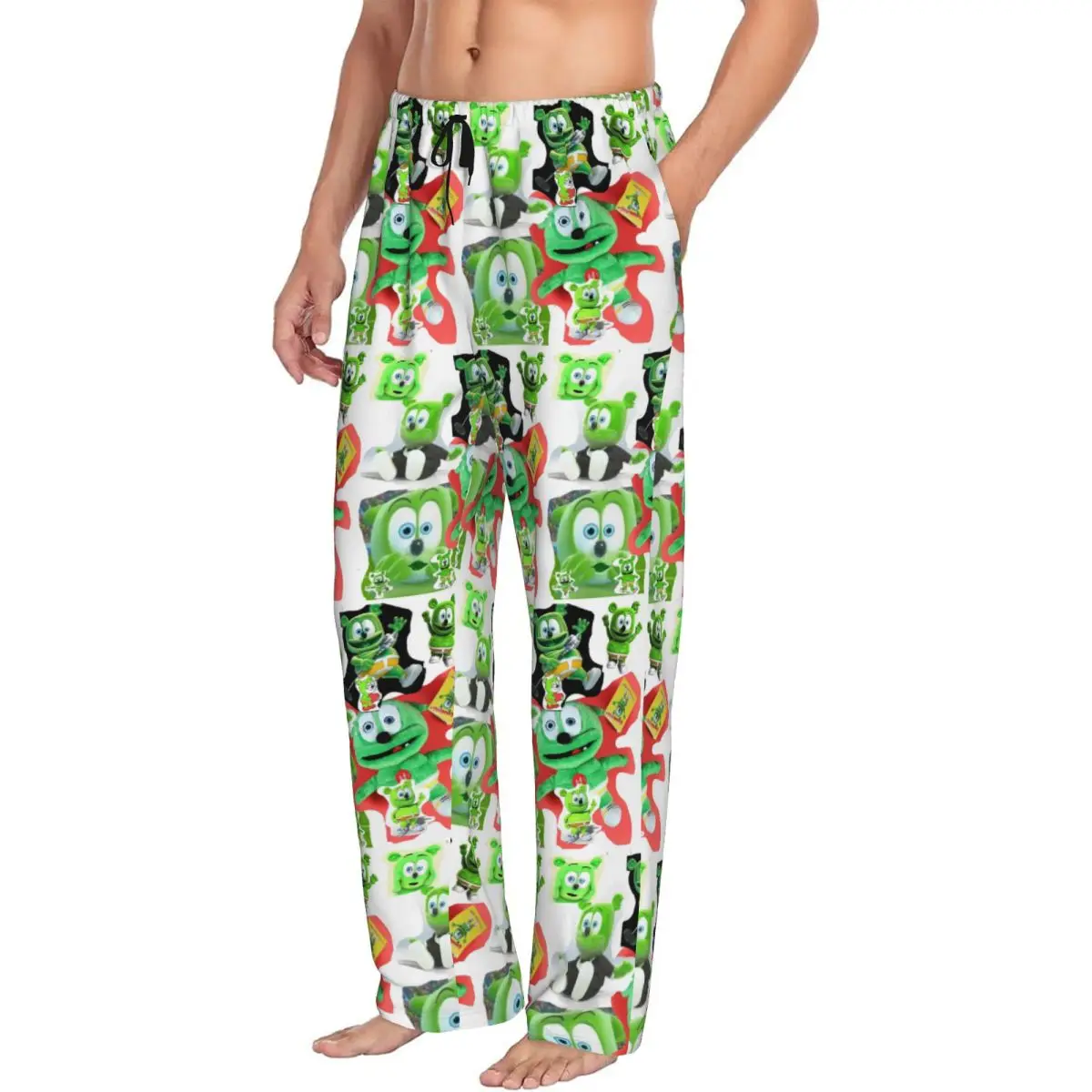 

Мужские пижамные штаны Gummibar (Gummibar Bear) для отдыха, одежда для сна, низ с карманами