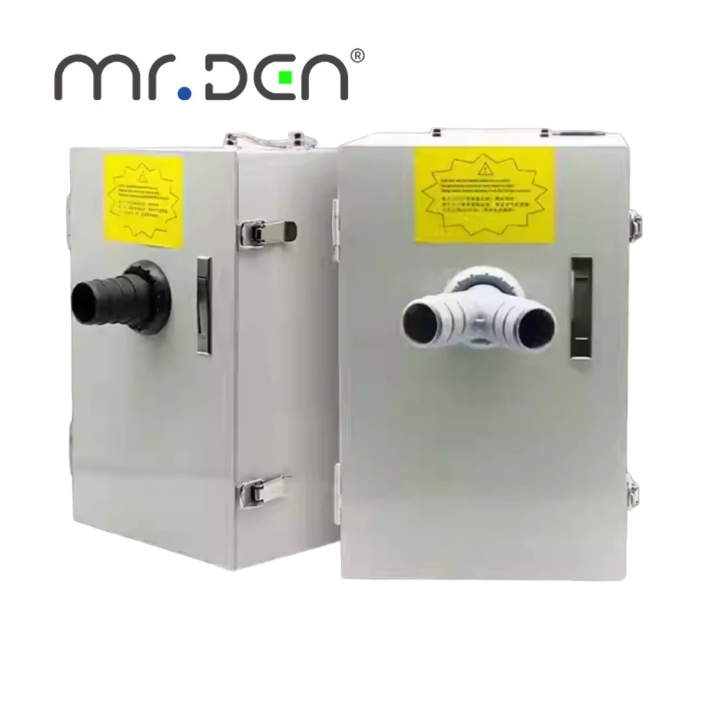 MR DEN Dental Dust Collector Extractor Vacuum Cleaner Dust-proof Case Sandblaster Tool for Dental Lab