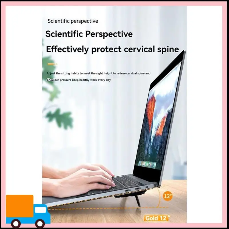 

Профессиональная портативная подставка для ноутбука, 2 шт., складной кронштейн, невидимая подставка для ноутбука, подставка для ног, держатель для ноутбука, ножки