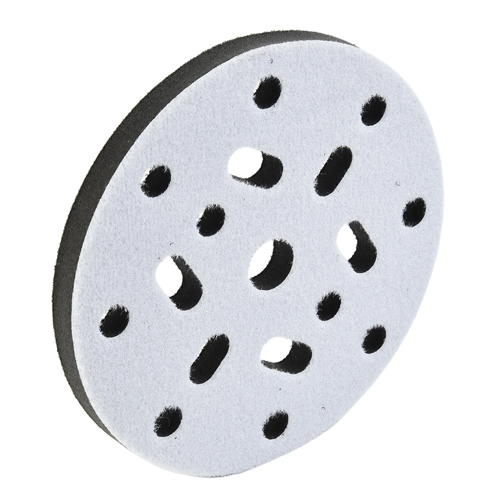 150mm Interface Pad for Sanding Discs with 17 Hole Layout Supports Airflow and Debris for clearance During Operation