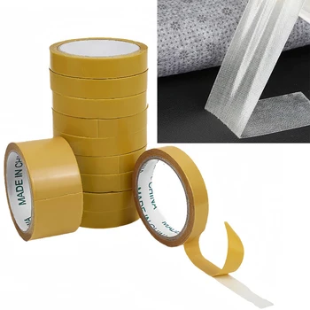 양면 다목적 강력한 접착 테이프, 카펫 테이프, 헤비 듀티 반투명 메쉬 그리드 방수 테이프