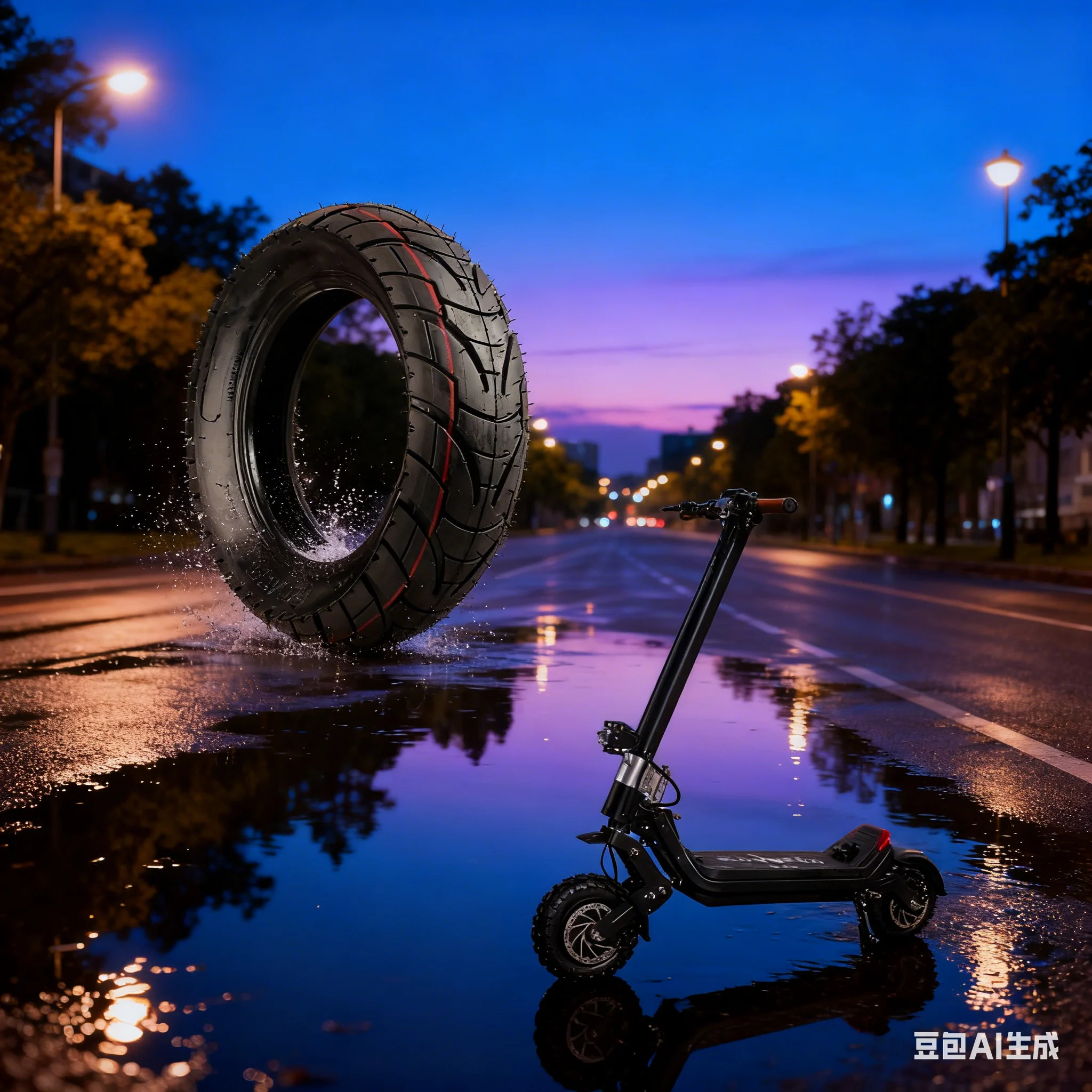 

Electric Scooter Tire 80/65-6 FOR KUGOO For M4 E-scooter Non-slip Thickened Outer Tire Kickscooter Replacement Accessories