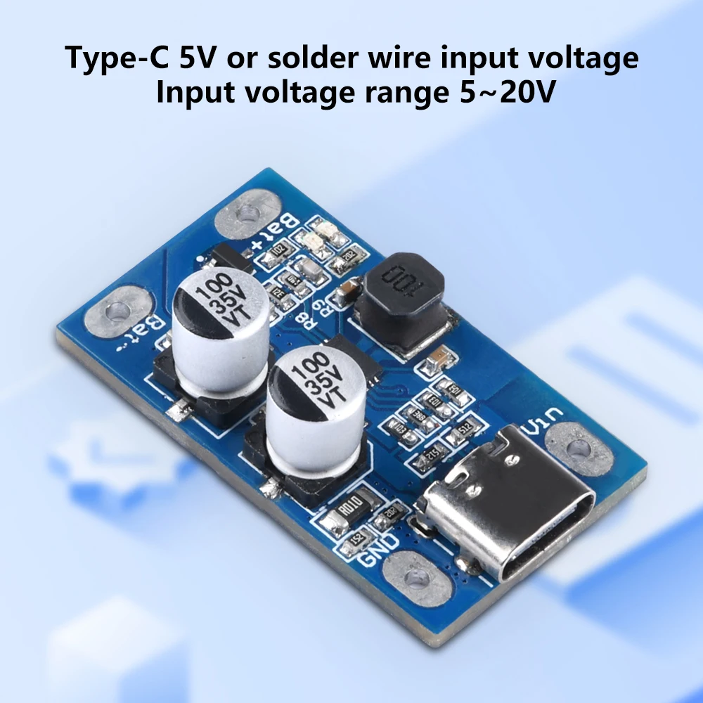 4.2V 8.4V 12.5V 16.8V 2A Lithium Battery Step Up Step Down Charging Board 1/2/3/4S BMS Boost Buck Fast Charge Module Type-C USB