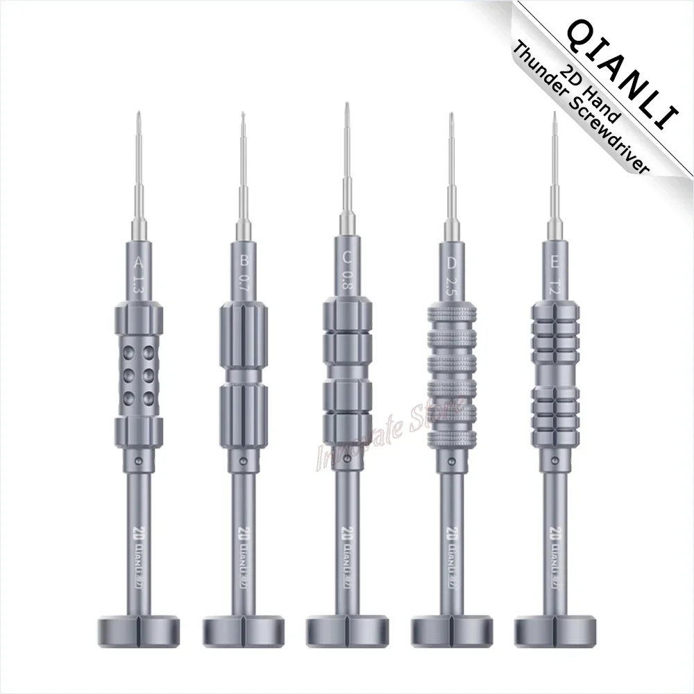 

Screwdriver QIANLI 2D Hand Thunder Magnetic Non-slip External Internal Philips Tri-point Five-star T2 Hexagonal Repair Tool Set