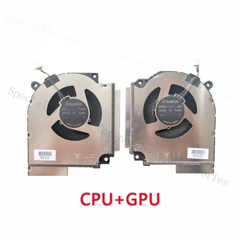 

ОРИГИНАЛЬНЫЙ охлаждающий вентилятор A++ для процессора и графического процессора HP OMEN 11 TPN-Q304 16-AM P30014-001 P30015-001