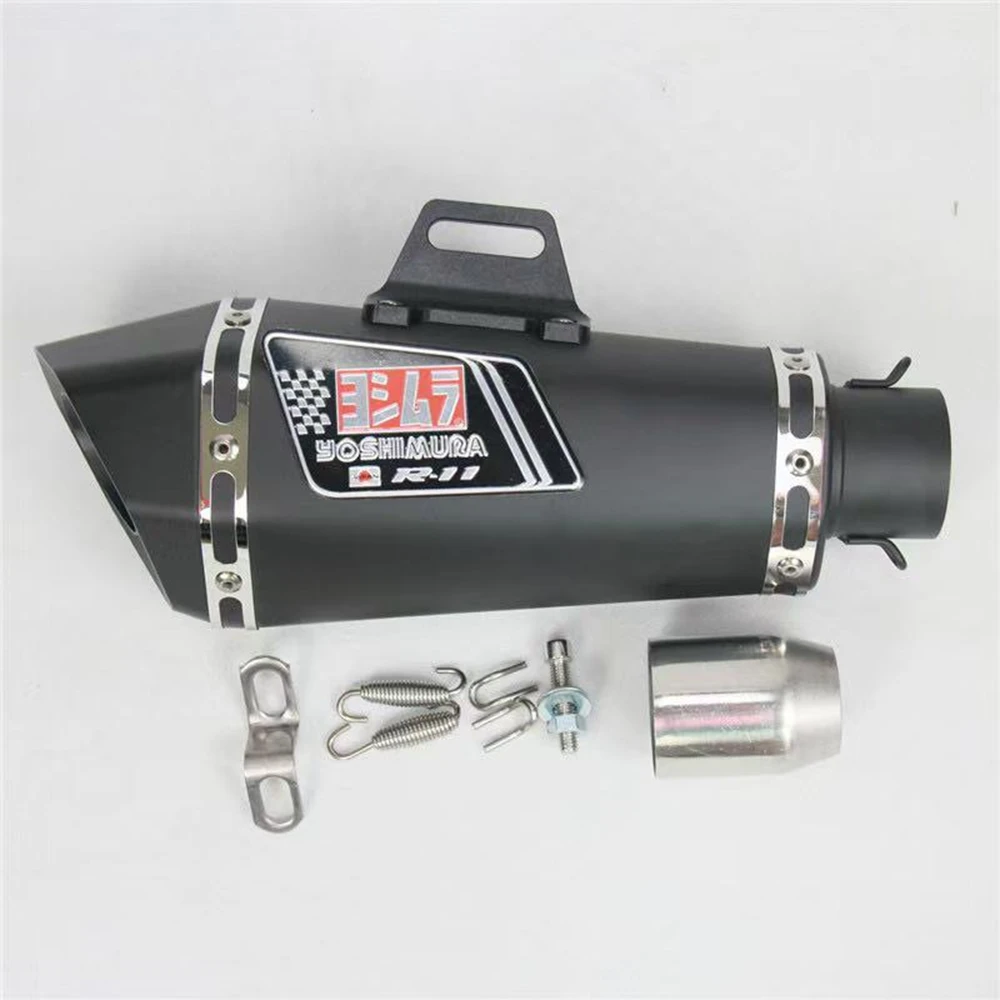 Universele 51mm Motorfiets Uitlaat Met DB Killer Sticker Uitlaat Voor Z900 Z400 Ninja400 300 ZX6R GSX250R R3 R6 R25 MT07 CBR300R