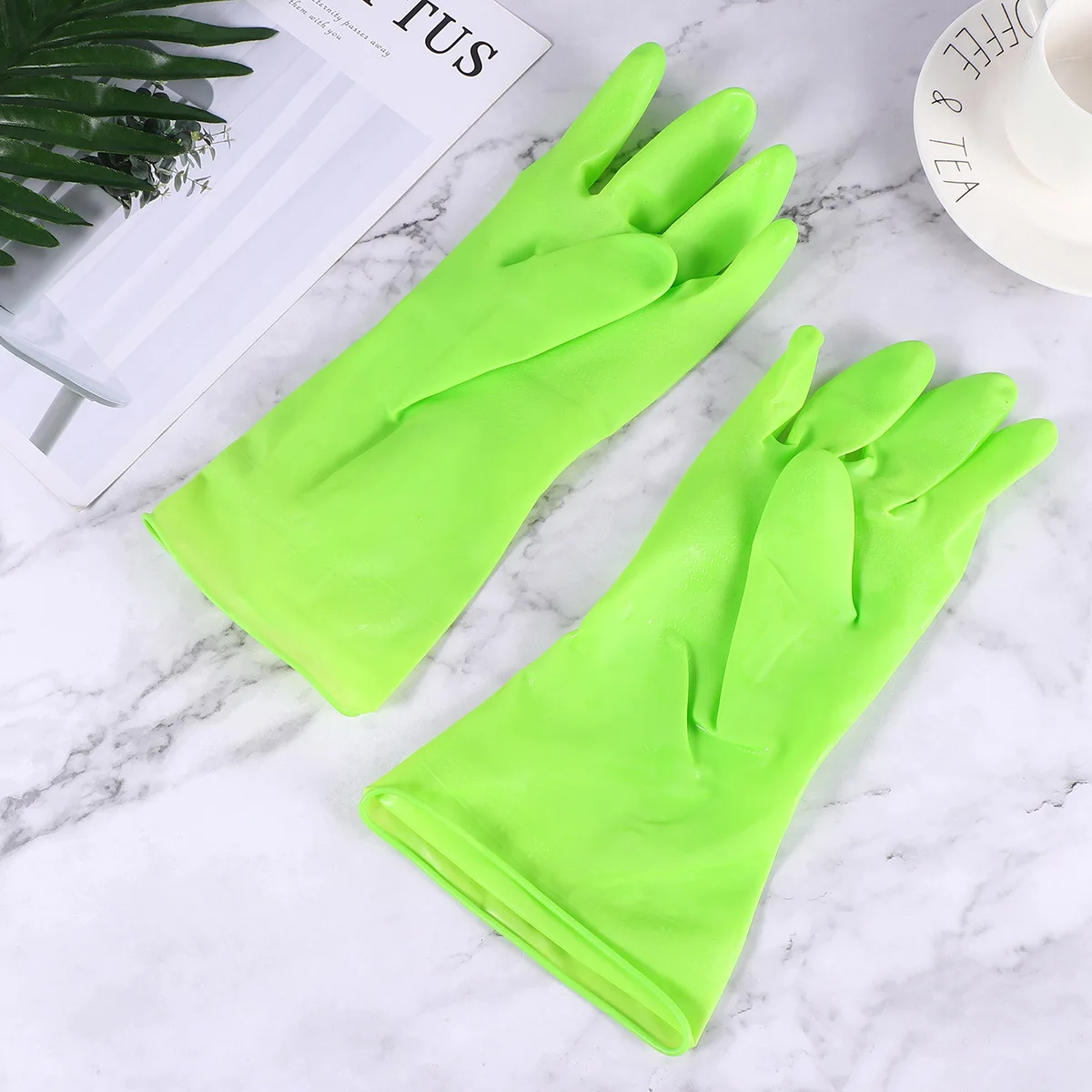

3 Pairs Kitchen Cleaning Gloves Waterproof Dishwashing Accessories Clothing Reusable Housework