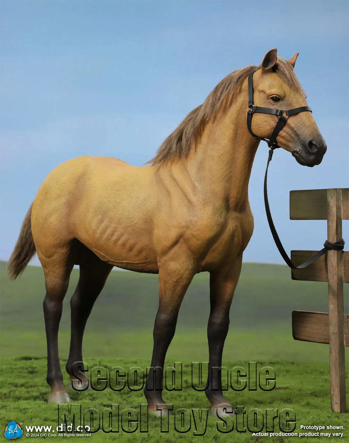 DID E60076 1/6 الحرب الأهلية البني الحرب الحصان الدائمة مجموعة كاملة تحصيل نموذج اللعب هدية