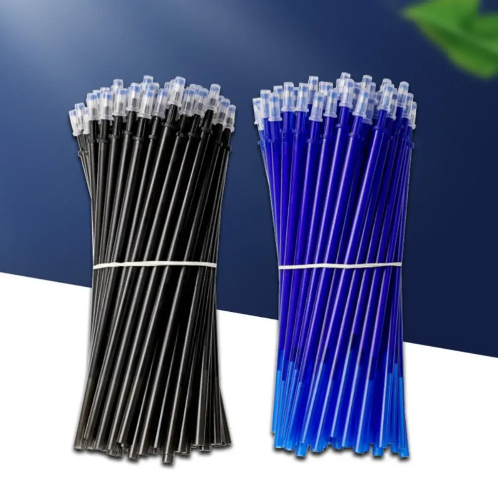 10PCS/Set 0.5mm Colorful Ink Gel Pen Refill Writing Tool Erasable Neutral Pen Refill Writing Stationery Replacement Refill