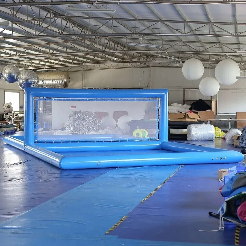 Inflatable Floating Volleyball Court Water Volleyball Entertainment