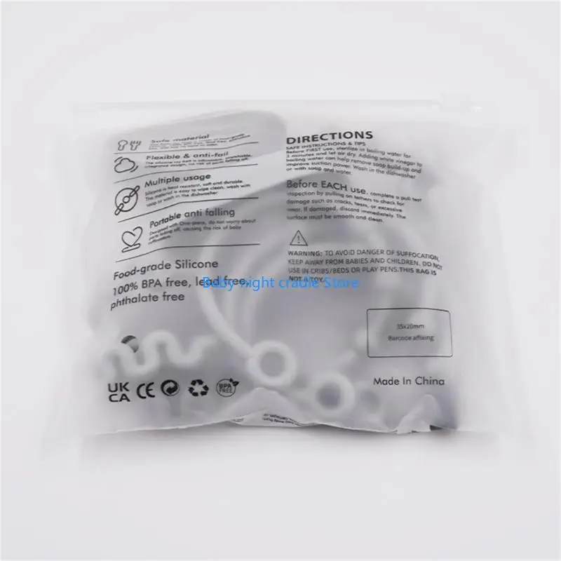 J2FF زجاجة من السيليكون الآمنة غذائيًا لعربة الأطفال ذات الكرسي العالي للأطفال الصغار