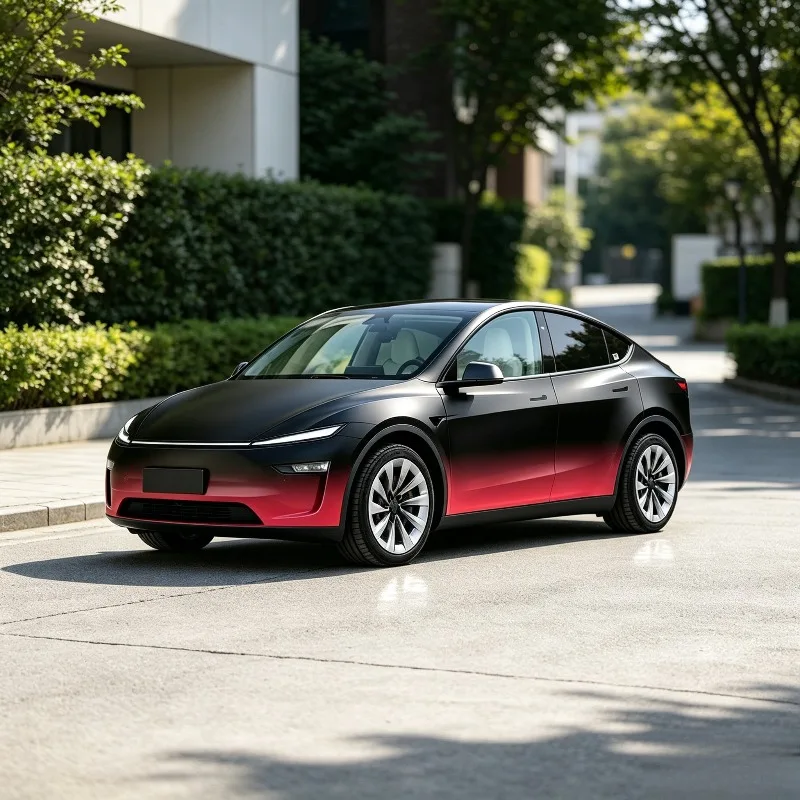For Tesla Model Y Juniper 2025 2026 Custom Gradient Full‑Body Car Vinyl Wrap Anti‑scratch PVC Auto Exterior Custom Decal Film