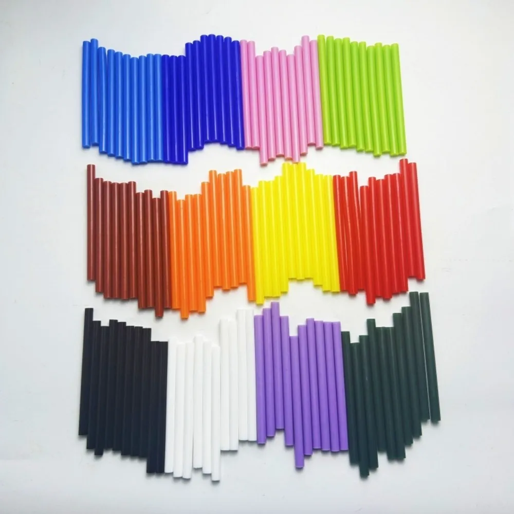 24Pcs/Set 12 Color High viscosity Hot melt glue stick Pure colour DIY Hand tools 7x100mm