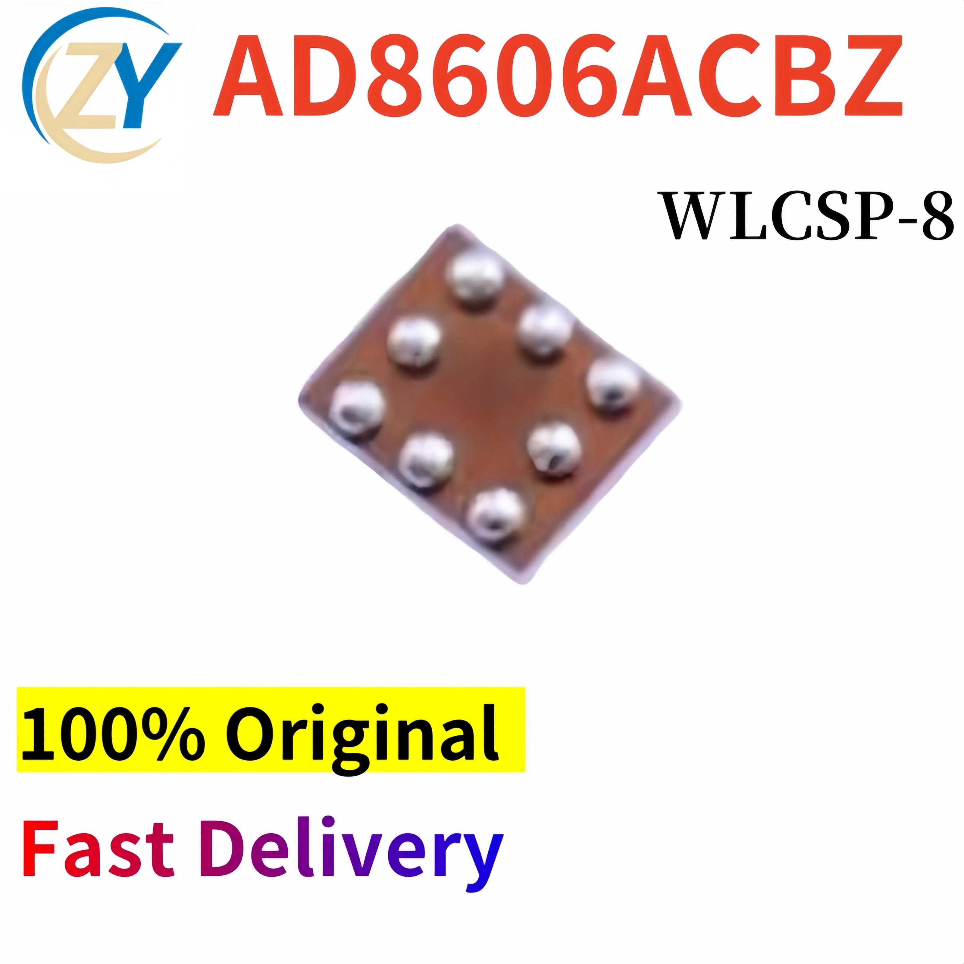 (2pcs) AD8606 Amplifiers AD8606ACBZ WLCSP8 100% Original & In Stock