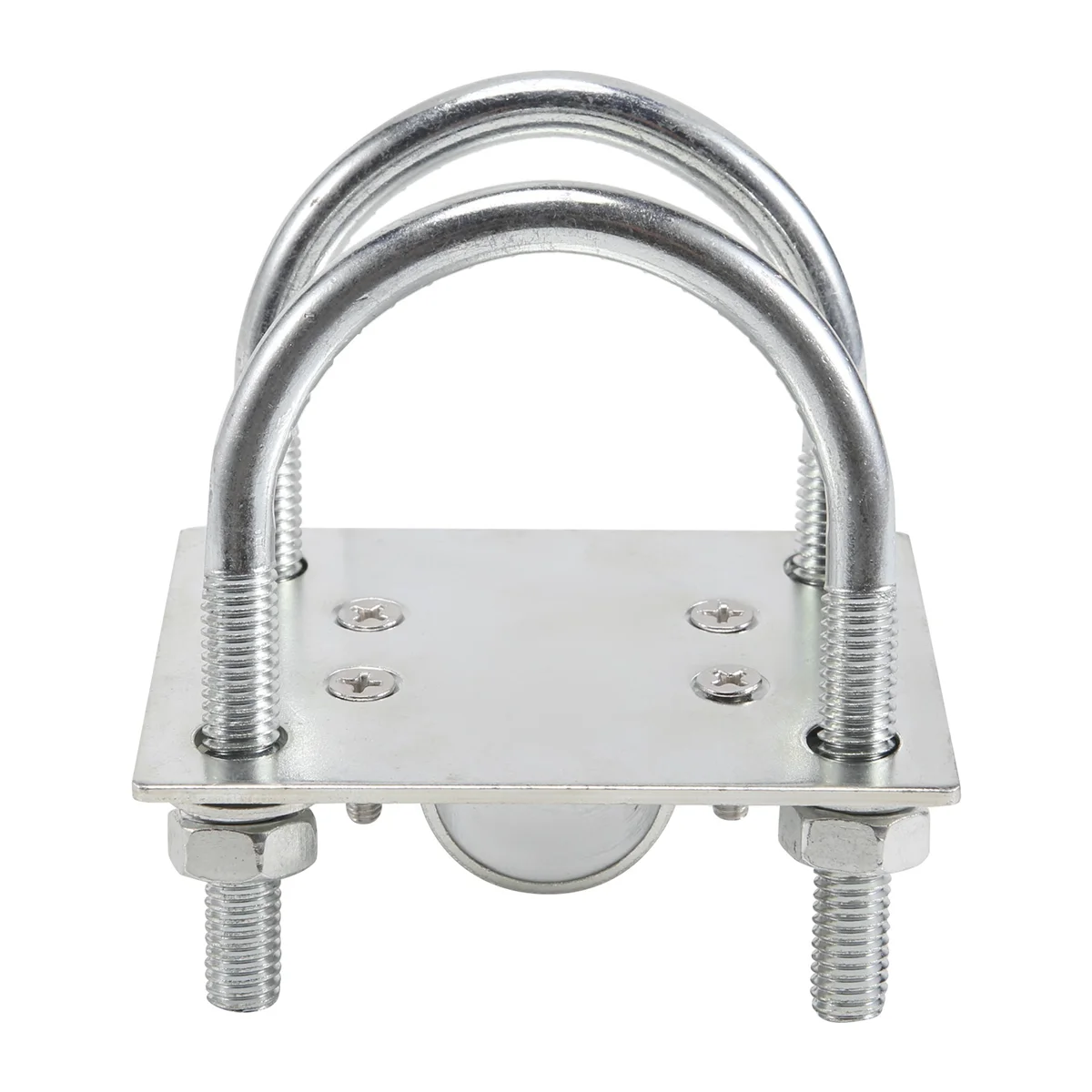 Antenna Mast Clamp Bracket with U-Bolts Anti-Rust Clamp Panel