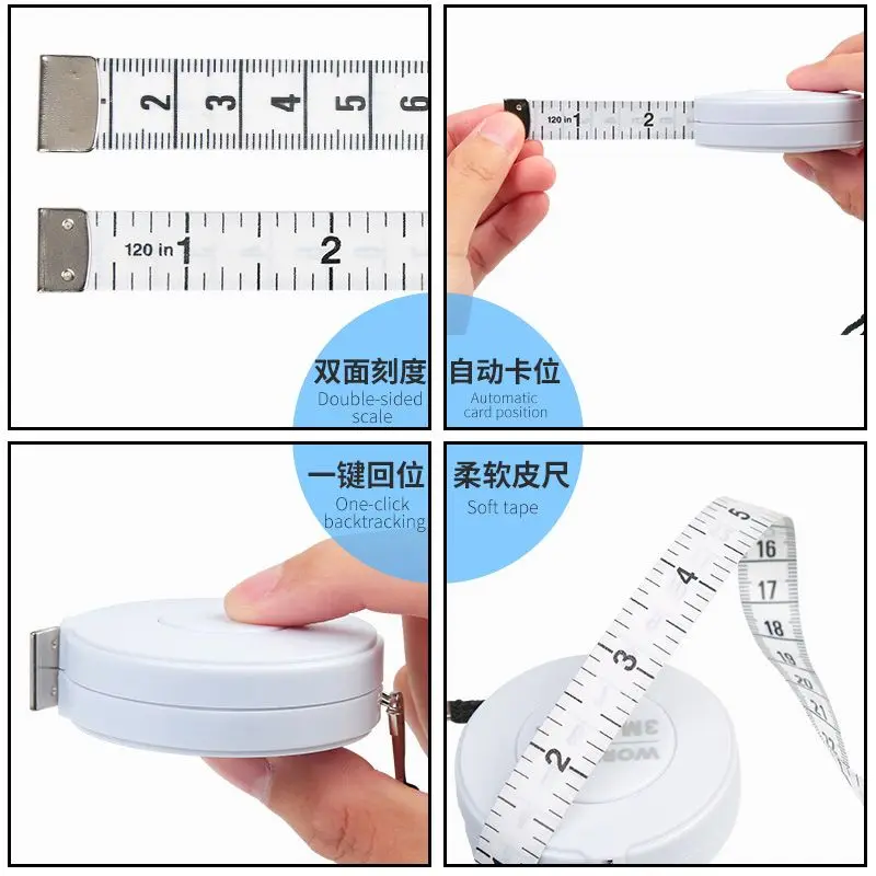 Mini Measuring Tape High-precision Measuring Tape Measuring Waist Circumference Height  Ruler