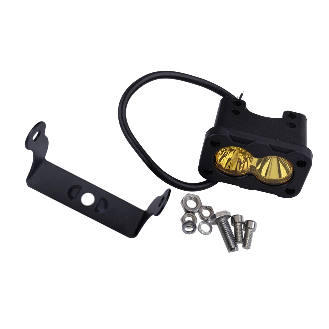 Yellow LED Headlight Spot Flood Combo Light Pod 12V 20W 5000A Fit for Sur Ron Light Bee X Segway X260