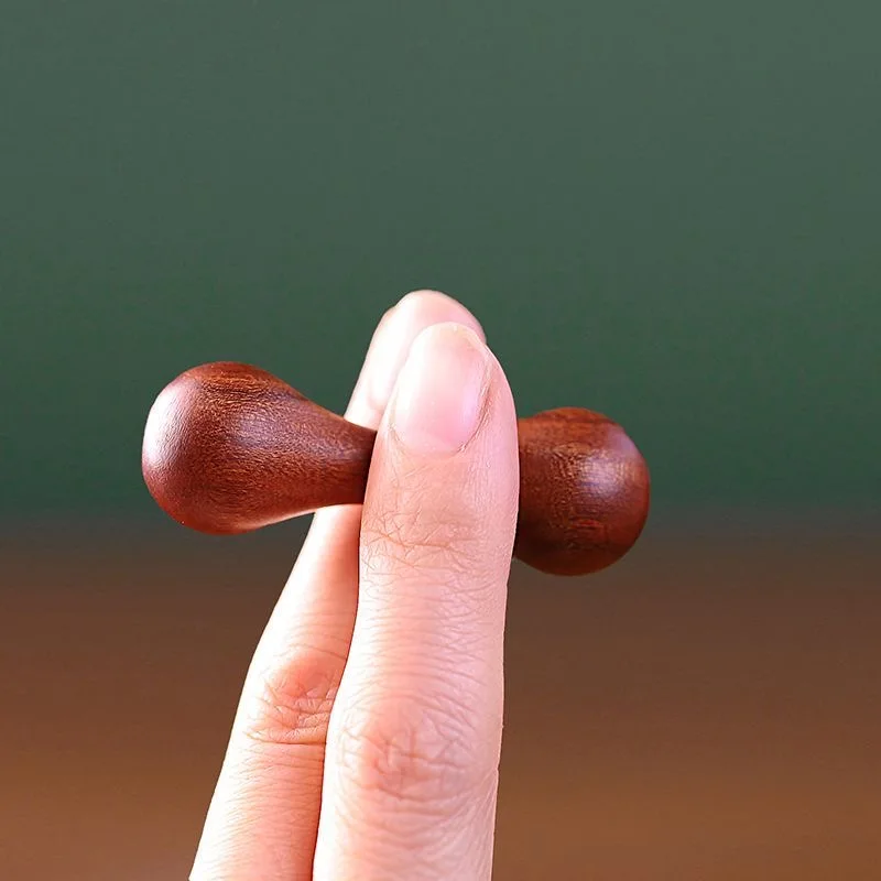 Nieuwe Sandelhout Knucklebone Bone Vingertop Top Baole Kraal Begleri Speelgoed Mat Hout Voor Vinger Limiet EDC Anti Stress Autisme ADHD Speelgoed