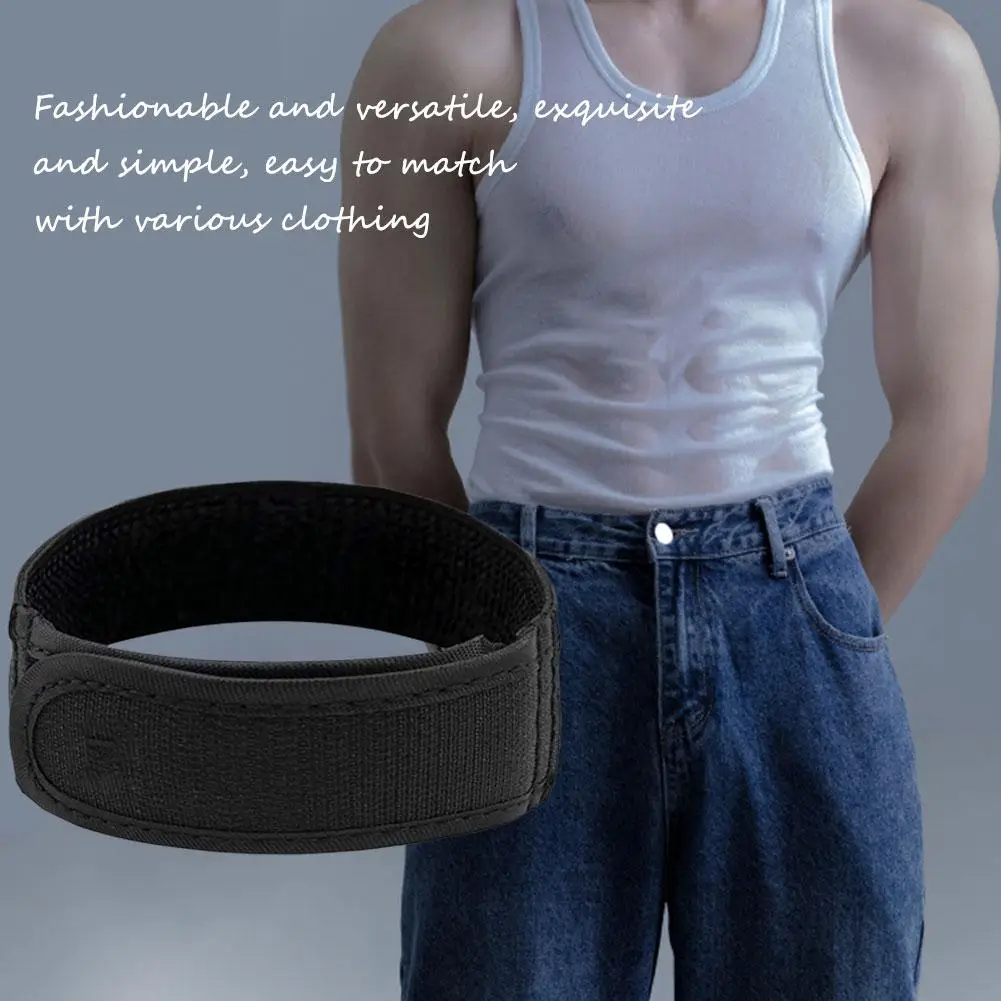 Ceinture invisible ultra douce unisexe, sans structure, élastique, confortable, mode, jeans, haute qualité