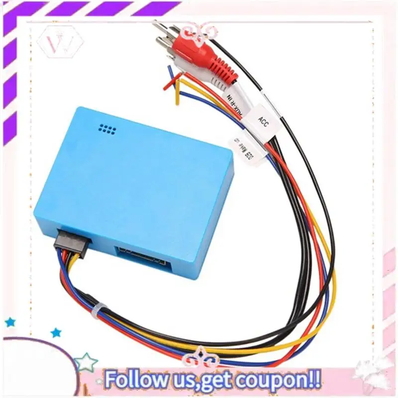 

A76T-Car D2B Digital Data Fiber Optic Decoder Car Radio Adapter For Mercedes Benz ML CL SL ECS CLK Class Replacement Parts
