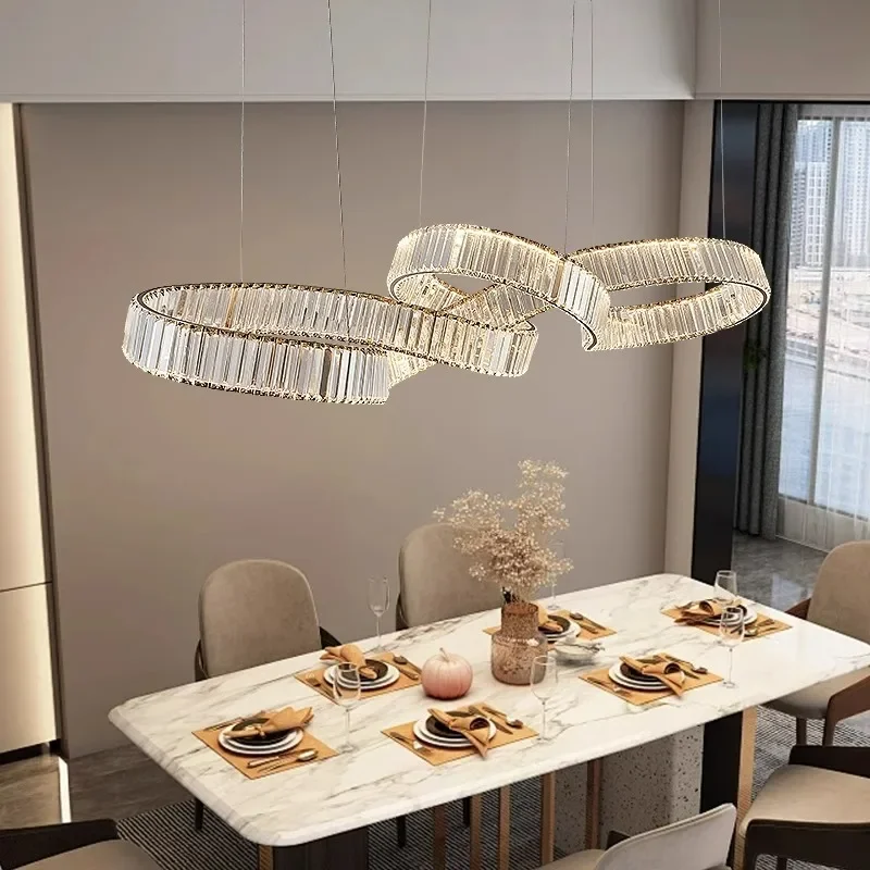 

Декоративные подвесные светильники, роскошная хрустальная люстра для гостиной, подвесной светильник для столовой, потолочный светильник, внутреннее освещение
