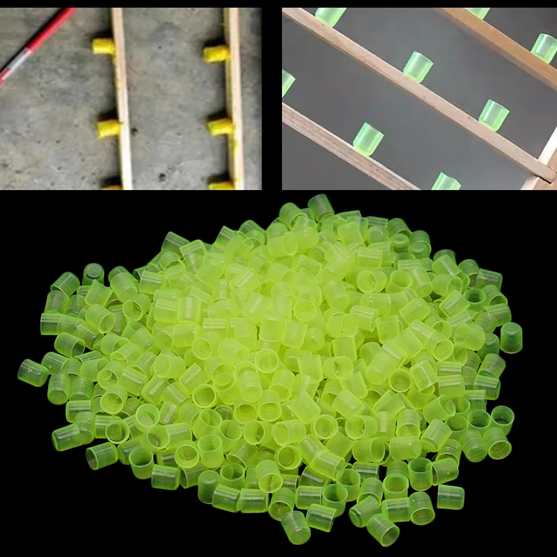 1000PCS/Bag Beekeeping Plastic Green Rearing Queen Bee Tools King Tools Cell Brown Cup Beekeeper Breeding Supplies Random Style