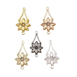 BoYuTe Alloy Pendant Charms Connector with Multi Loops DIY Jewelry Accessories Handmade Materials