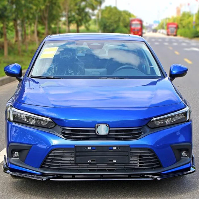 

Для Honda Civic 2022 2023, автомобильный передний диффузор, разделитель губ, аксессуары, комплект кузова, спойлер
