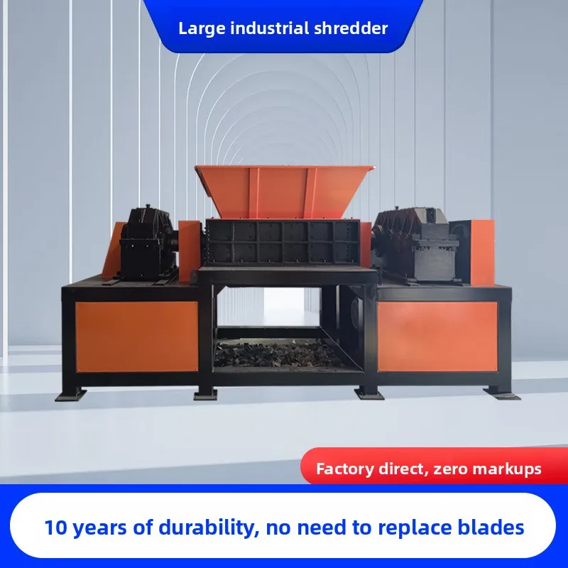 

1200 Model And Shredder ABS Injection Plastic PVC Solid Waste Metal Garbage Crushing Machine Factory