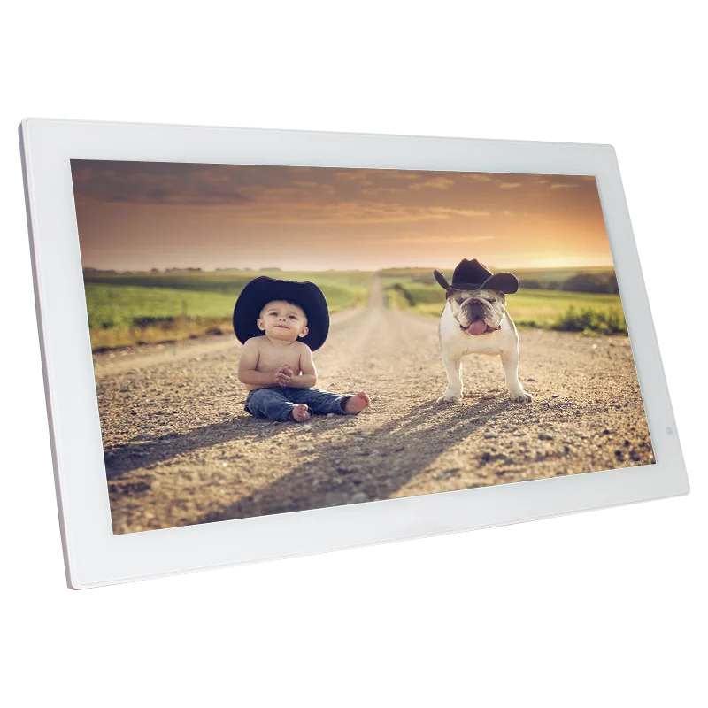 

21" digital photo frame wifi digital photo android video lcd monit 21inch frame digital photo frame