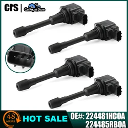 4X Ignition Coil 224481HC0A 224485RB0A For Nissan Frontier L4 2.5L Versa Note 2014 March Micra L4 1.6L Suzuki Equator L4 2.5L