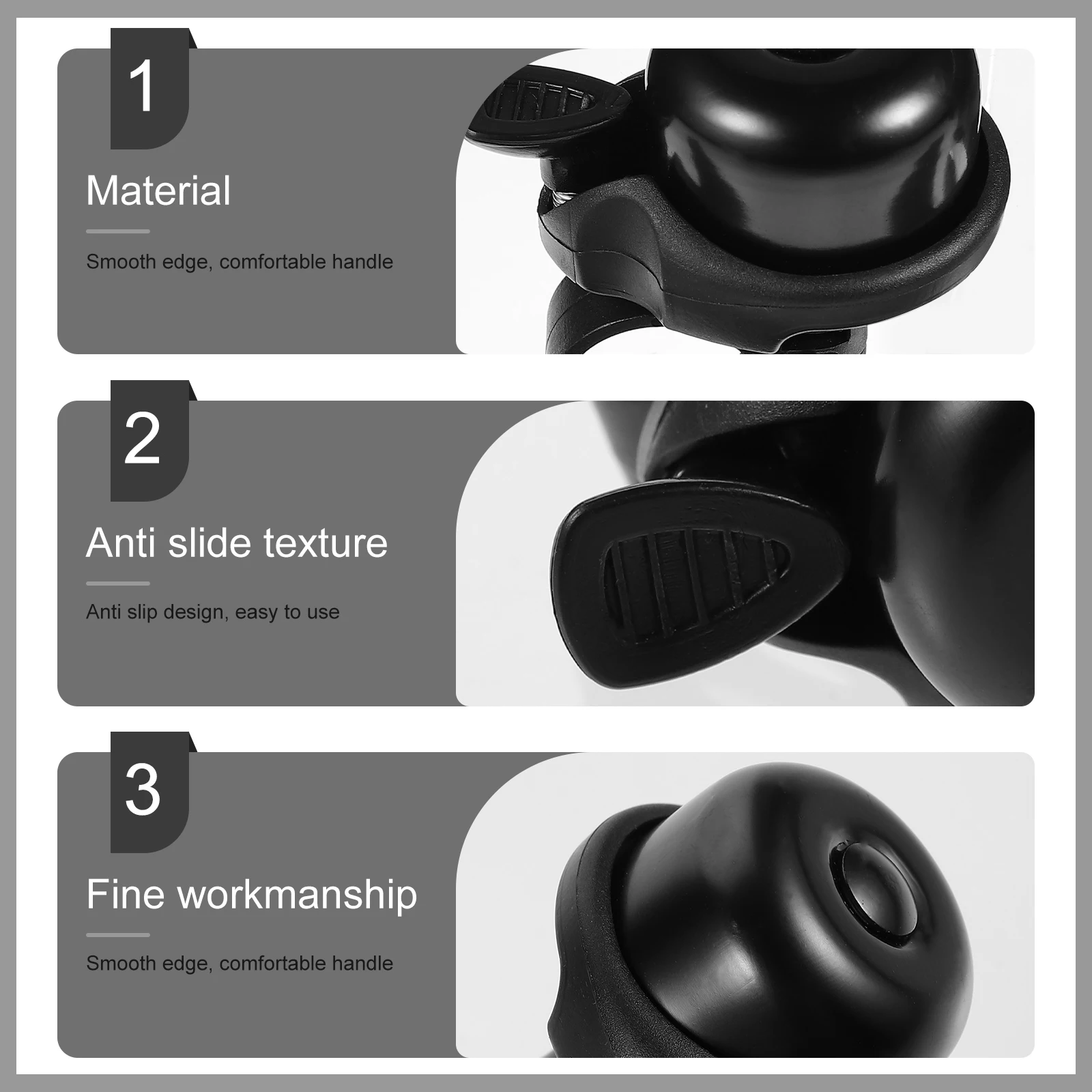 

2pcs Bike Bells Retro Metal Loud Handlebar Bell for Bicycle Scooter Clear Sound Adjustable Left Right Mounting Compatible with