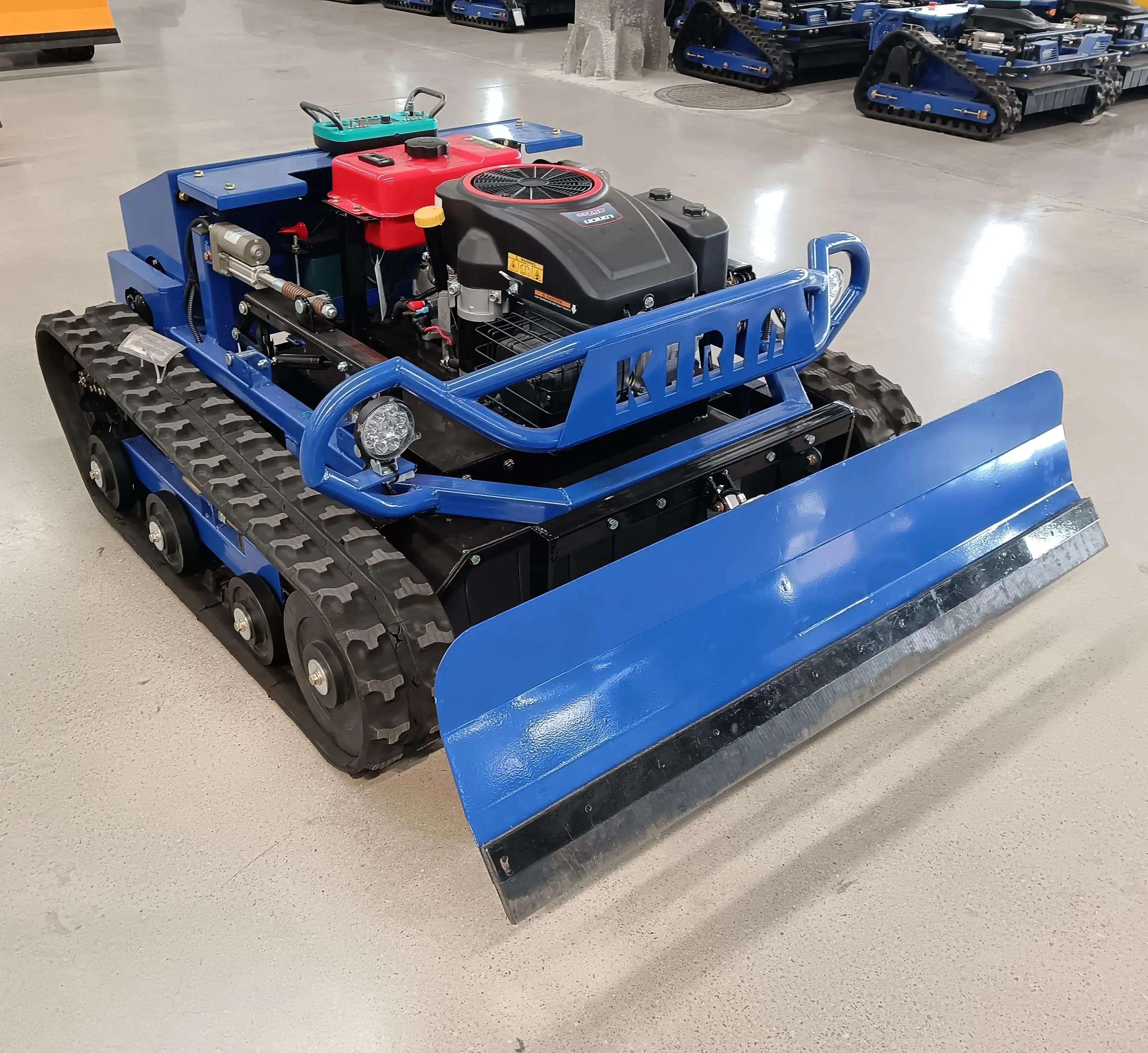 

2-in-1 Lawn Mower with Snow Shovel Attachment with Remote Control Safety Auto-Stop Blade CE Certified for Family Garden Use