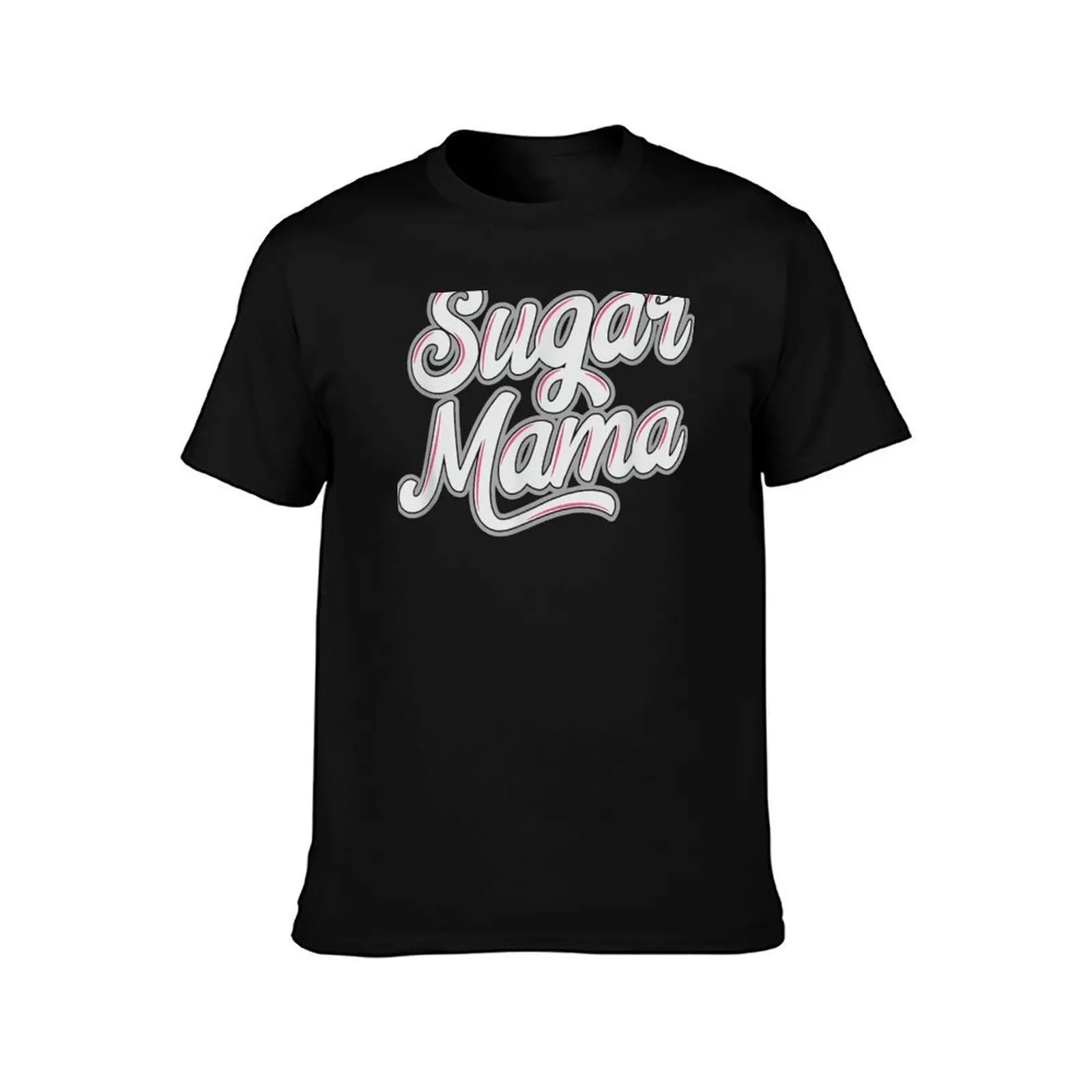 Sugar Glider Sugar Mama Mom T-Shirt, Summer Casual Cotton Tee, Oversized Streetwear Tops, Vintage Graphic Print, 100% Cotton