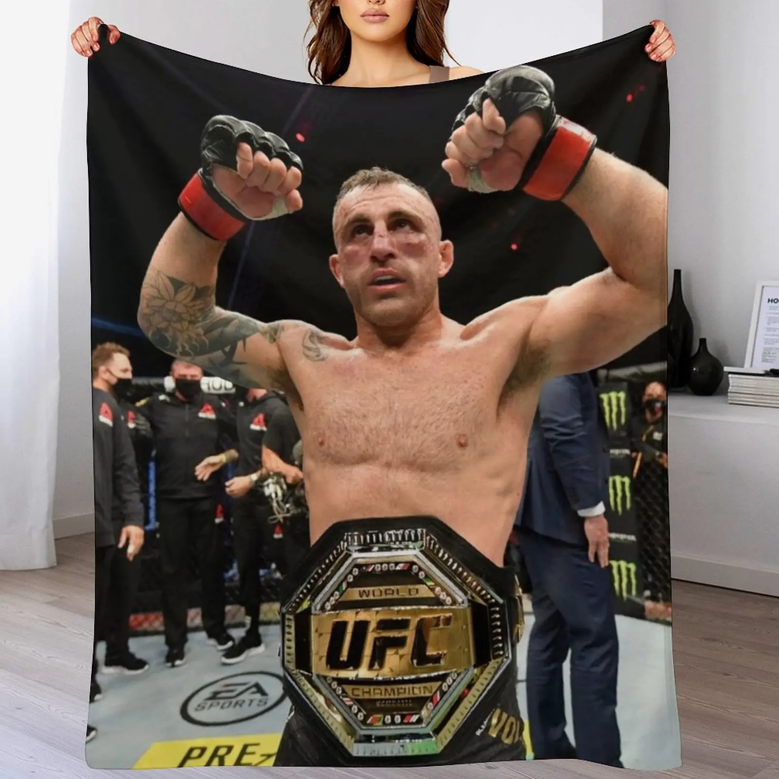 

Alexander Volkanovski #3 Throw Blanket Winter beds sofa bed Custom Shaggy Blankets
