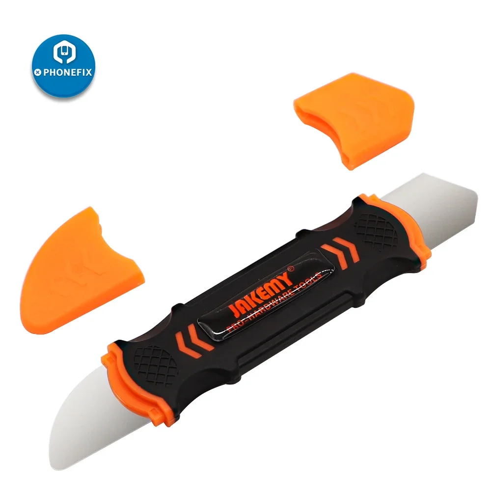 Jakemy JM-OP12 Dual Heads LCD Screen Opening Pry Knife Flexible Steel Blades for Phone PC IPad Screen Removal Repair Tool