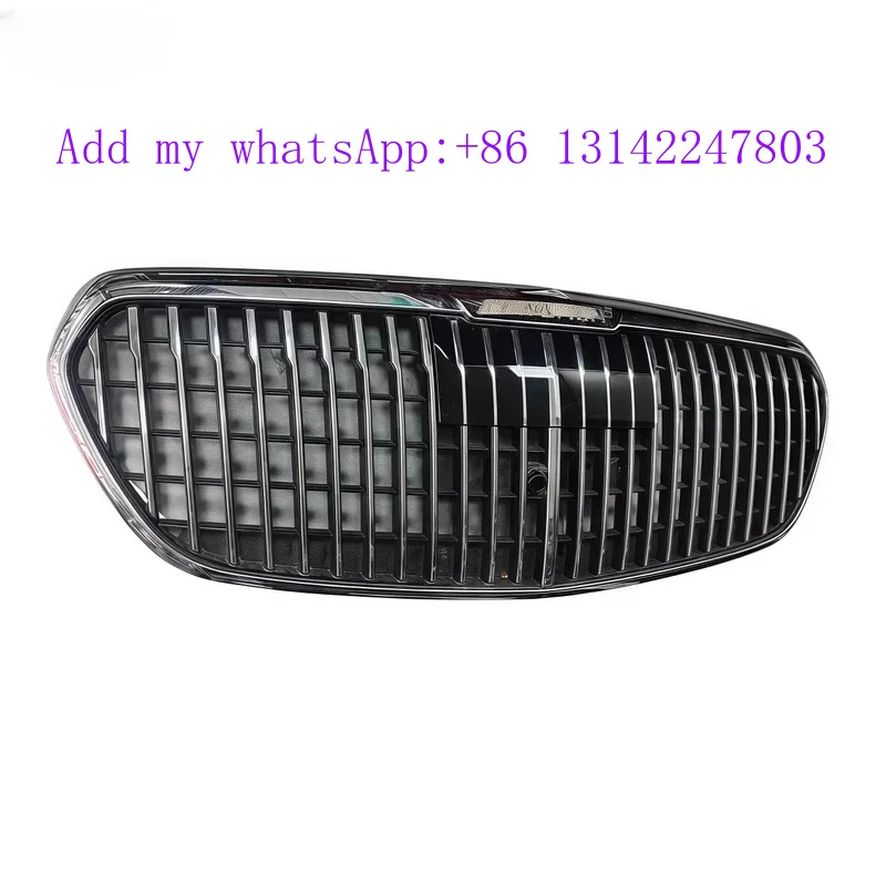 

for S-Class W223 front bumper grille carbon fiber base, S400 S480 S580 S680 model intake grille