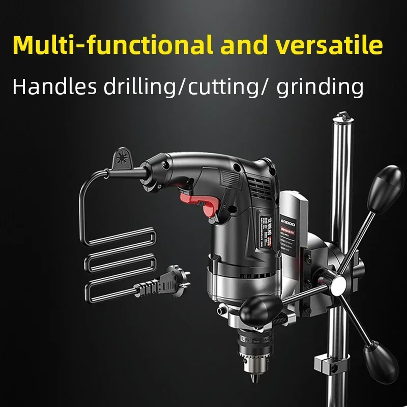 Adjustable Universal Drill Stand for Electric Hand Drill Impact Drill Convert to Mini Bench  Press Bracket Home DIY Tool