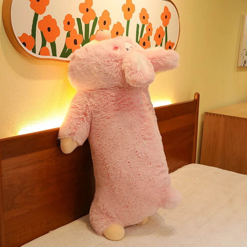 Jouet en peluche Kawaii, poupée en peluche, mignon pyjama Long, oreiller cochon, doux, câlin, copain de couchage pour enfants filles, cadeau d'anniversaire
