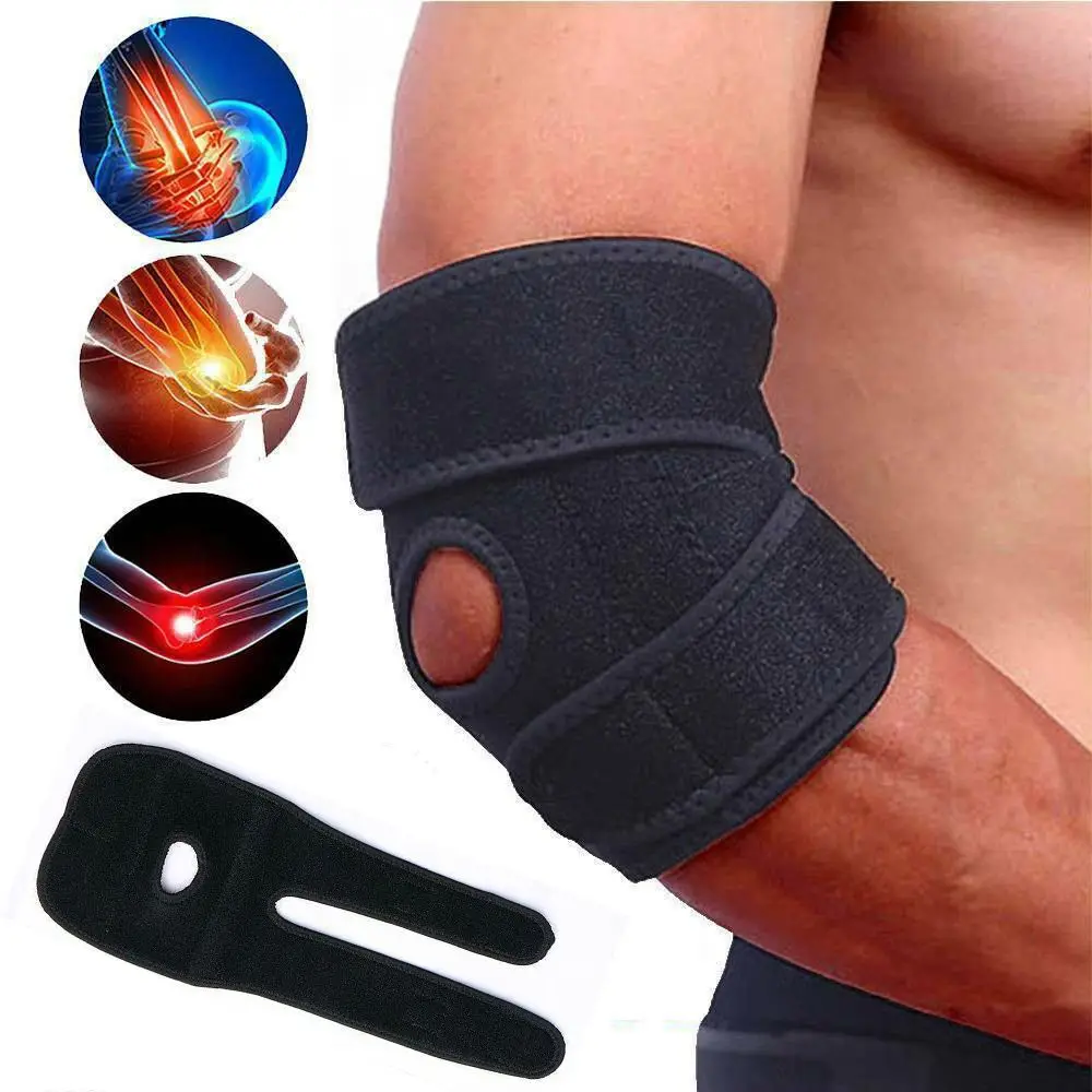 Elastic Pain Band Wrap Arm Brace Adjustable Arthritis Bandage Muscle Protective Elbow Support Tendonitis Belt