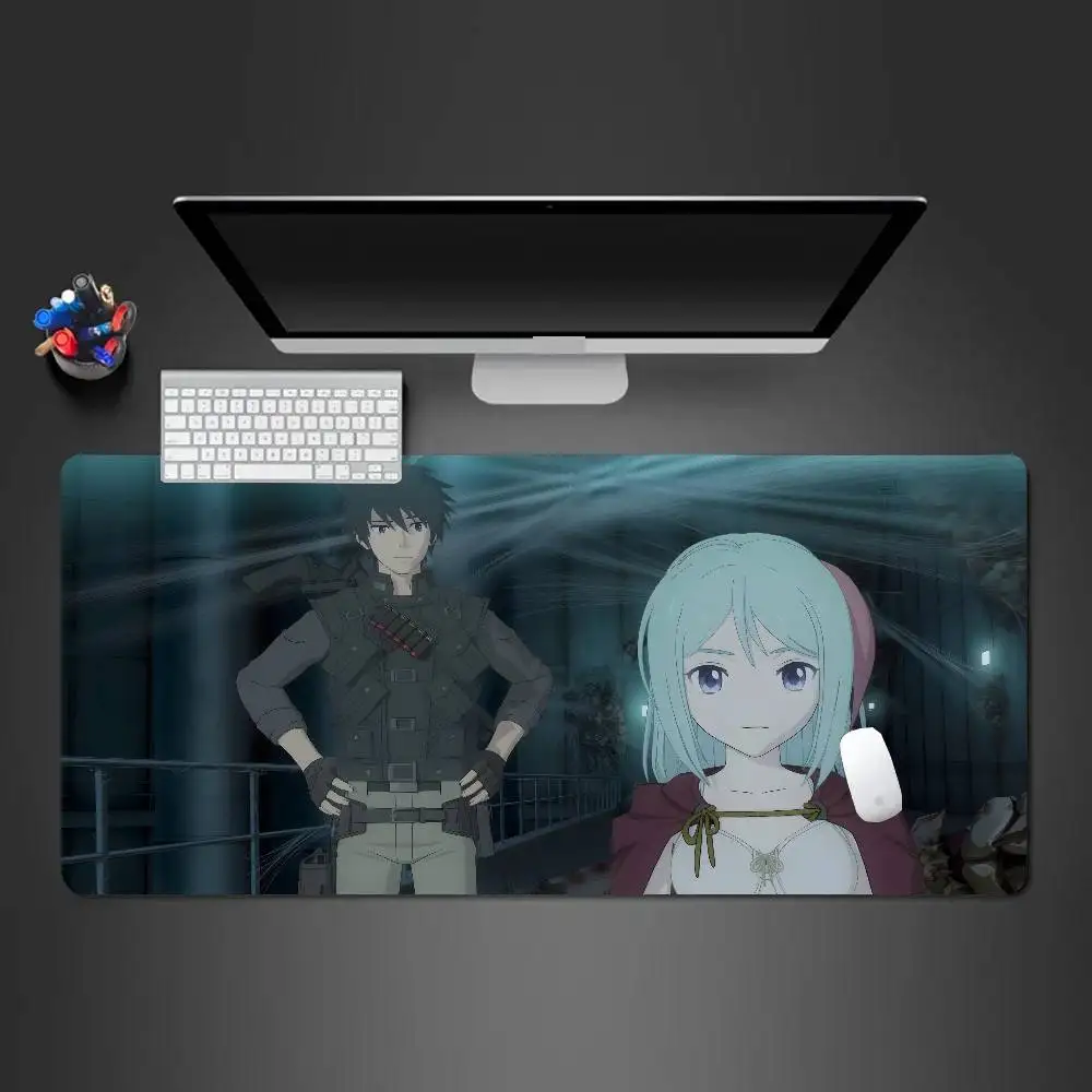 Cagaster Of An I-Insect Cage لوحة ماوس أنيمي غير قابلة للانزلاق مناسبة لأجهزة الكمبيوتر المكتبية وأجهزة الكمبيوتر المحمولة والألعاب الرياضية الإلكترونية حصير مكتبي XXL لوحة المفاتيح #5