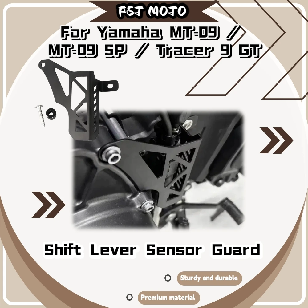 For Yamaha MT‑09 SP Tracer 9 GT Shift Lever Sensor Guard Wear‑Resistant Protective Shell Mod Accessories