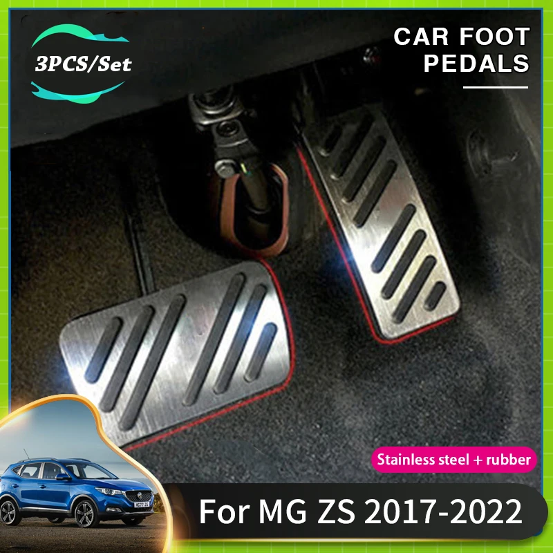 

Car Foot Pedal Pad Cover For MG ZS EV Accessories 2022 ~2017 ZX EZS ZST ZS11 Car Brake Clutch Pedal Non Slip Pad Accessories