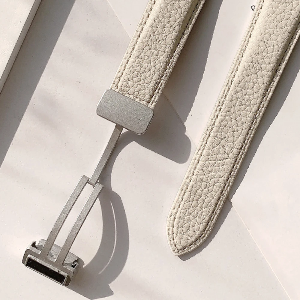 Pulseira de couro para huawei watch fit 4 pro band acessórios pulseira de laço magnético para huawei fit4 fit3 pulseira elegante pulsera