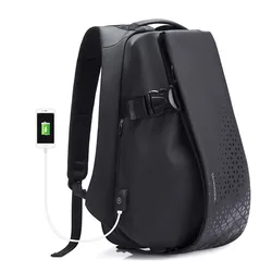 2024 Leisure Travel Men's Backpack Fashion Multi functional Computer USB Business Travel Backpack Men's College Student backpack