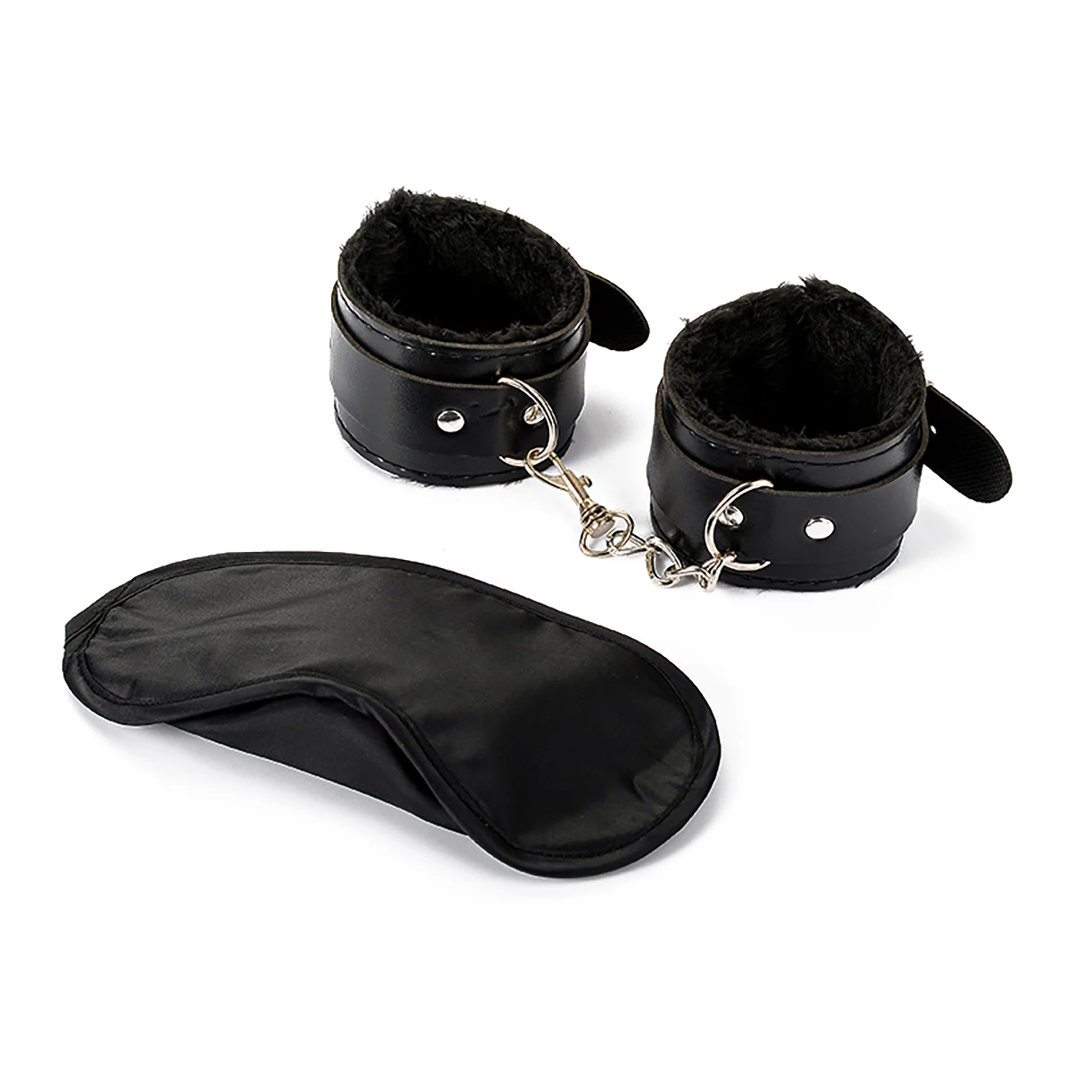 Sexy Adjustable PU Leather Plush Handcuffs Suit Restraints Bdsm Bondage Sex Toys Goods for 18+ Adults Exotic Accessories SM Sexi