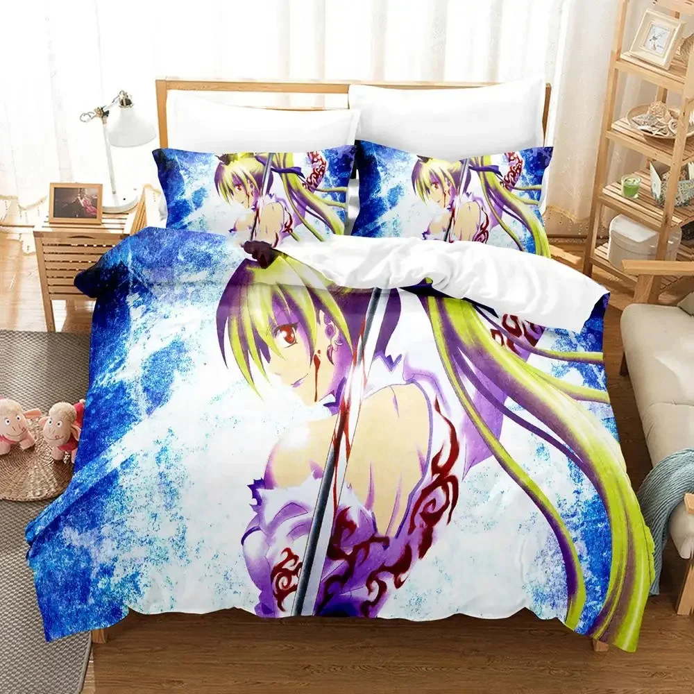 

Anime Murder Princess Bedding Set Duvet Cover Bed Set Quilt Cover Pillowcase Comforter king Queen Size Boys Adult Bedding Set