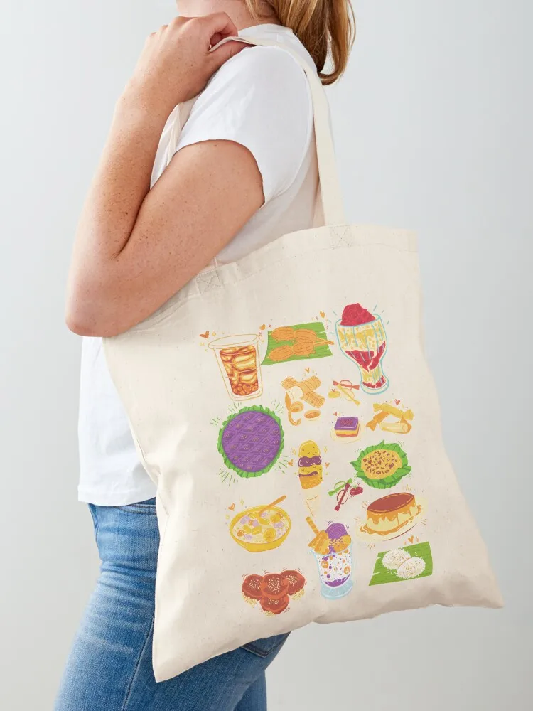 

Filipino Food Dessert Tshirt Tee Shirt Sweets Delicacy Cute Funny Kawaii Graphic Cartoony Design for Apparel Accessorie Tote Bag