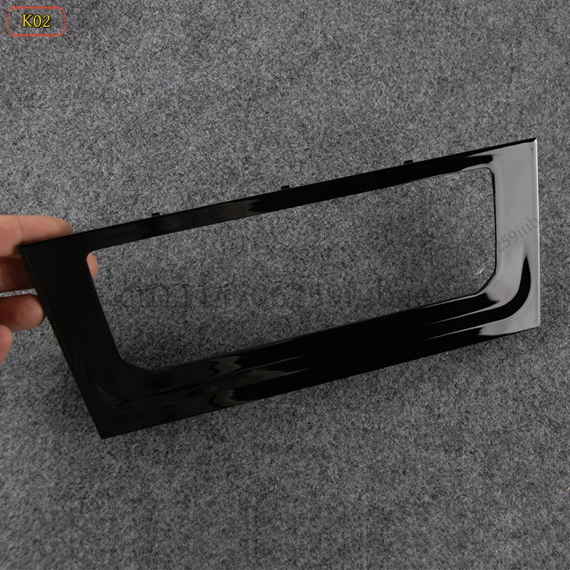 LCD Touch Air Conditioning Decorative Frame Piano Black Panel for Golf 7 7.5 MK7 Car Replacement Accessories