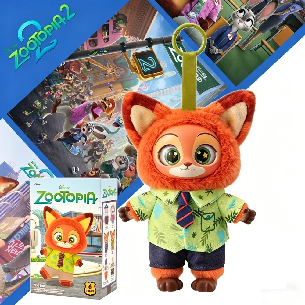 

Disney Zootopia Mystery Blind Box Judy Nick ins Anime Plush Doll Pendant, Student Backpack Hangup, Birthday Gift Surprise Gift